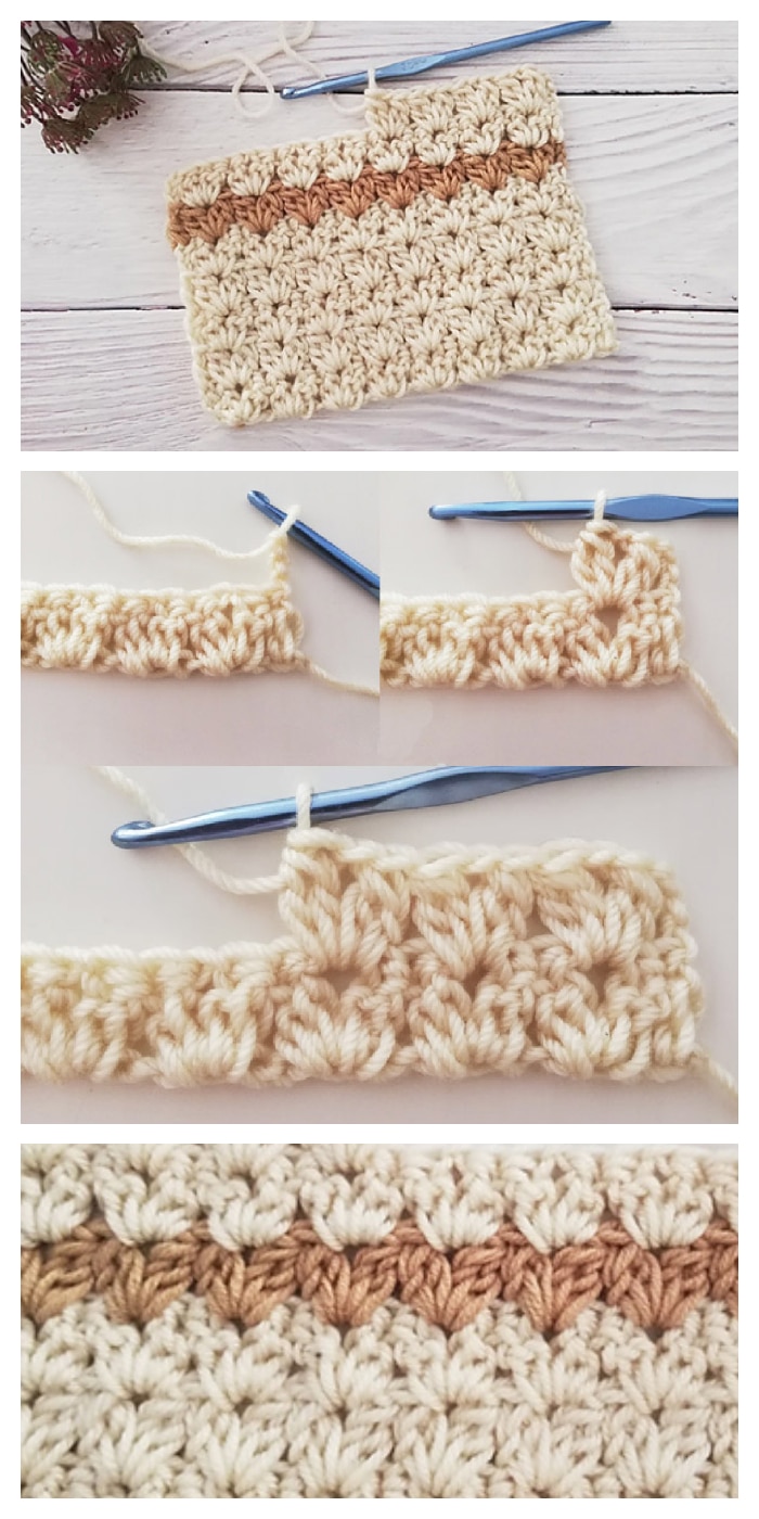 How to Crochet Cluster V Stitch. This gorgeous stitch has a nice texture and great for shawls, baby blankets and more cozy projects. This gorgeous chunky stitch is a great stitch that has a strong look about it. If you’ve never done it before and like picture tutorials, you’ve come to the right place!