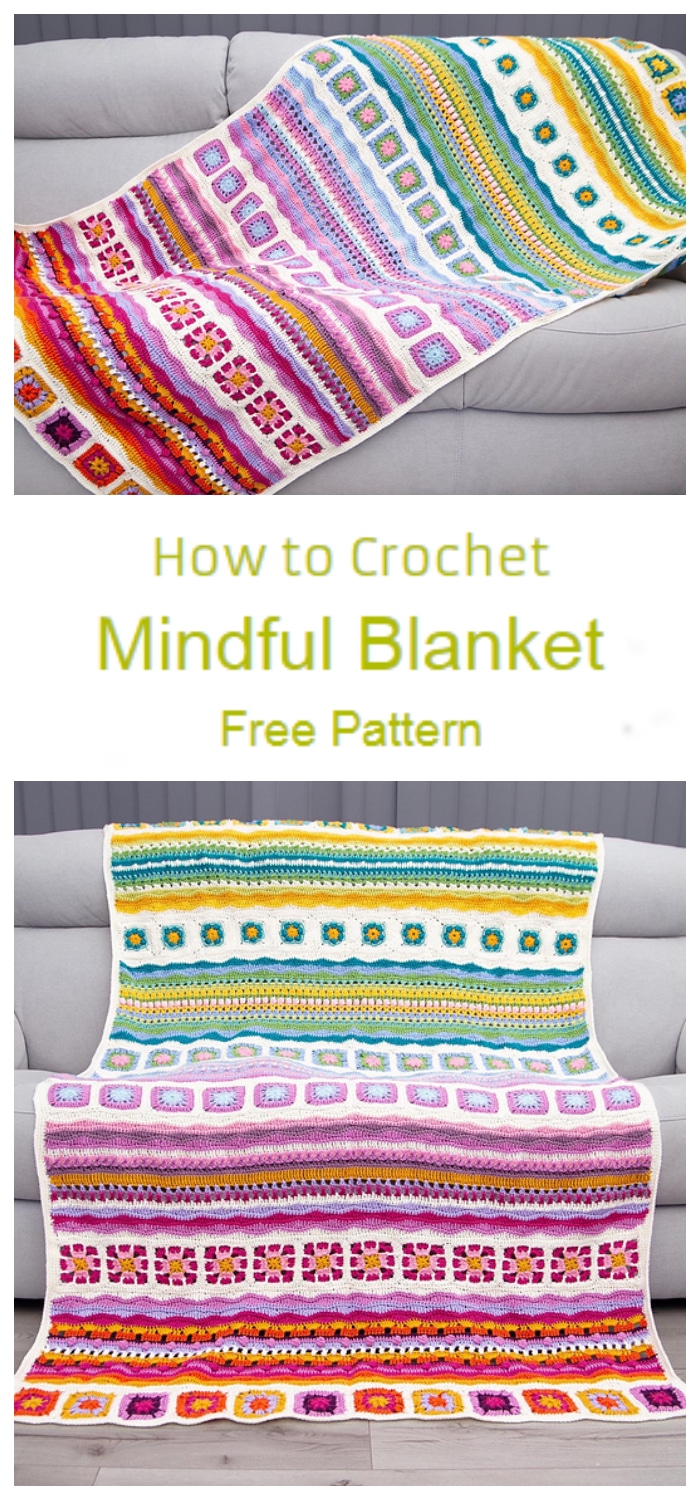 learn How to Crochet Mindful Blanket.Learning how to implement some mindfulness techniques can be especially useful during the holiday season