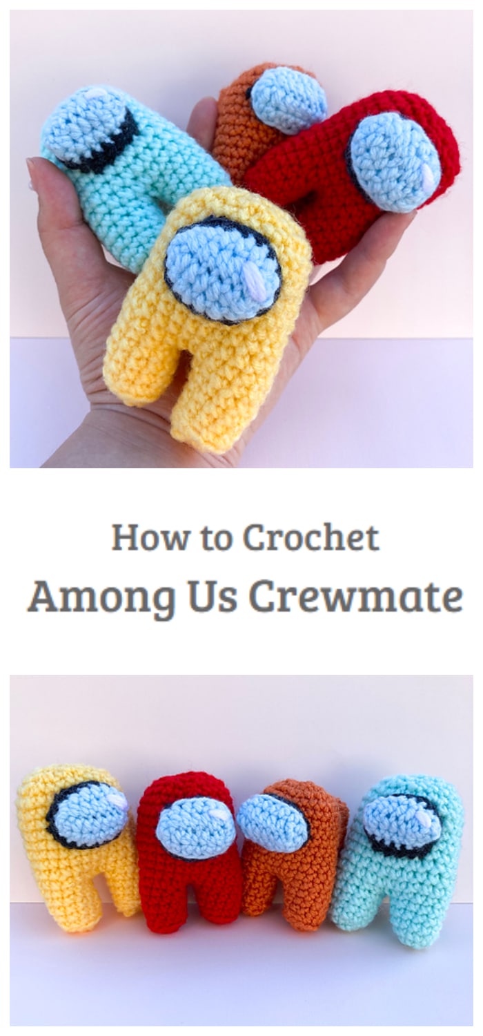 We are going to learn How to Crochet Among Us Amigurumi Crewmate. I know we are all obsessed with among us so I have best pattern for you.