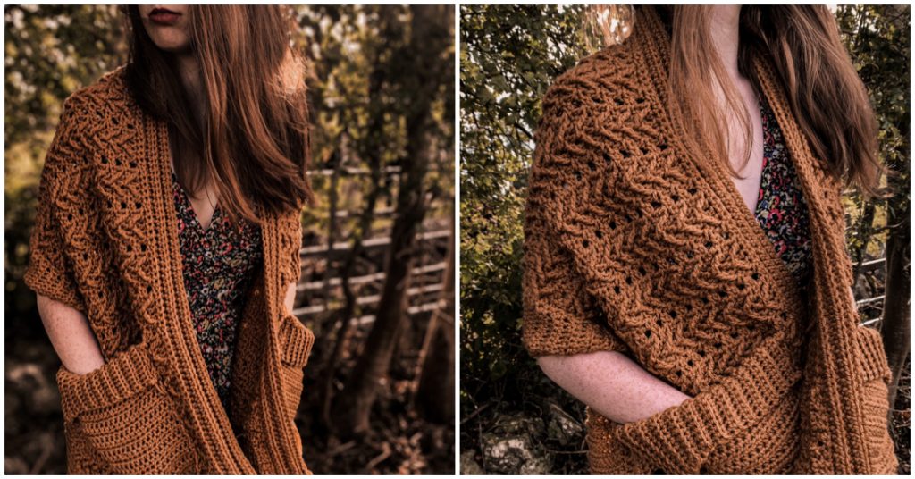 We are going to learn How to Crochet Harvest Moon Pocket Shawl Pattern. They are absolutely the trendy item this fall, and for good reason.