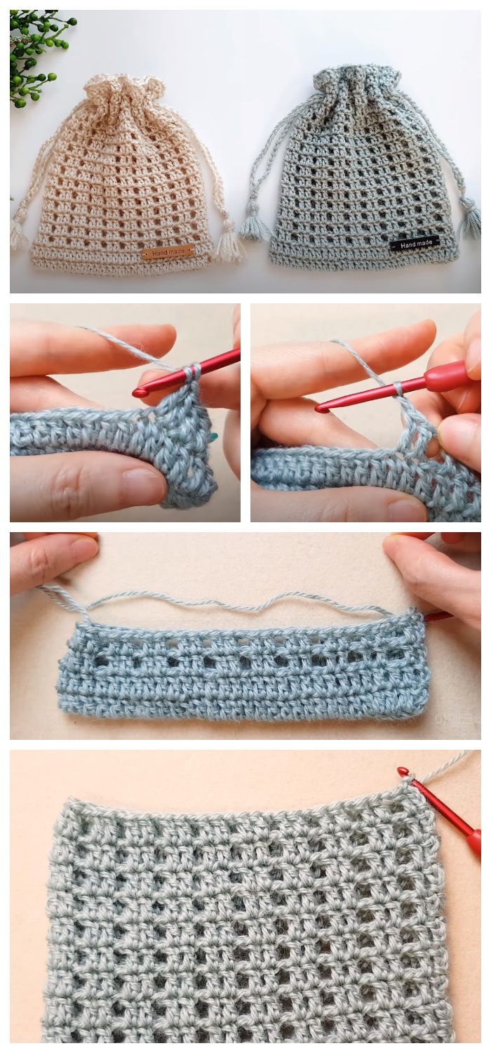 Crochet pouch 2025 pattern beginner