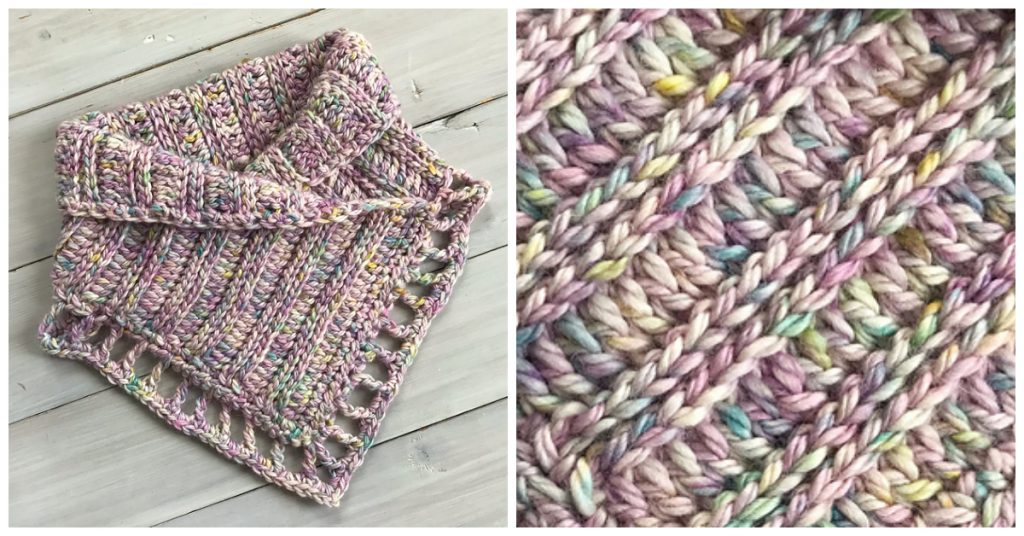 We are going to learn How to Crochet Textured Cowl Pattern. This Crochet Cowl design uses 2 different stitches to create textured stripes.