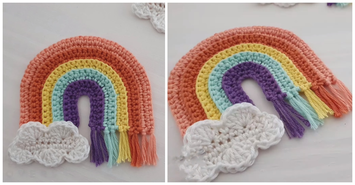 We are going to learn How to Crochet Rainbow Applique or Rainbow Patch. The rainbow pattern uses some of the most basic crochet stitches, so it’s a great pattern for those who are new to crochet.