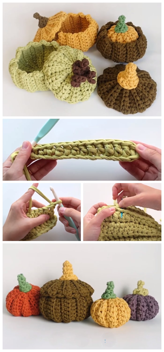 How to Crochet a Pumpkin Basket Crochet Kingdom