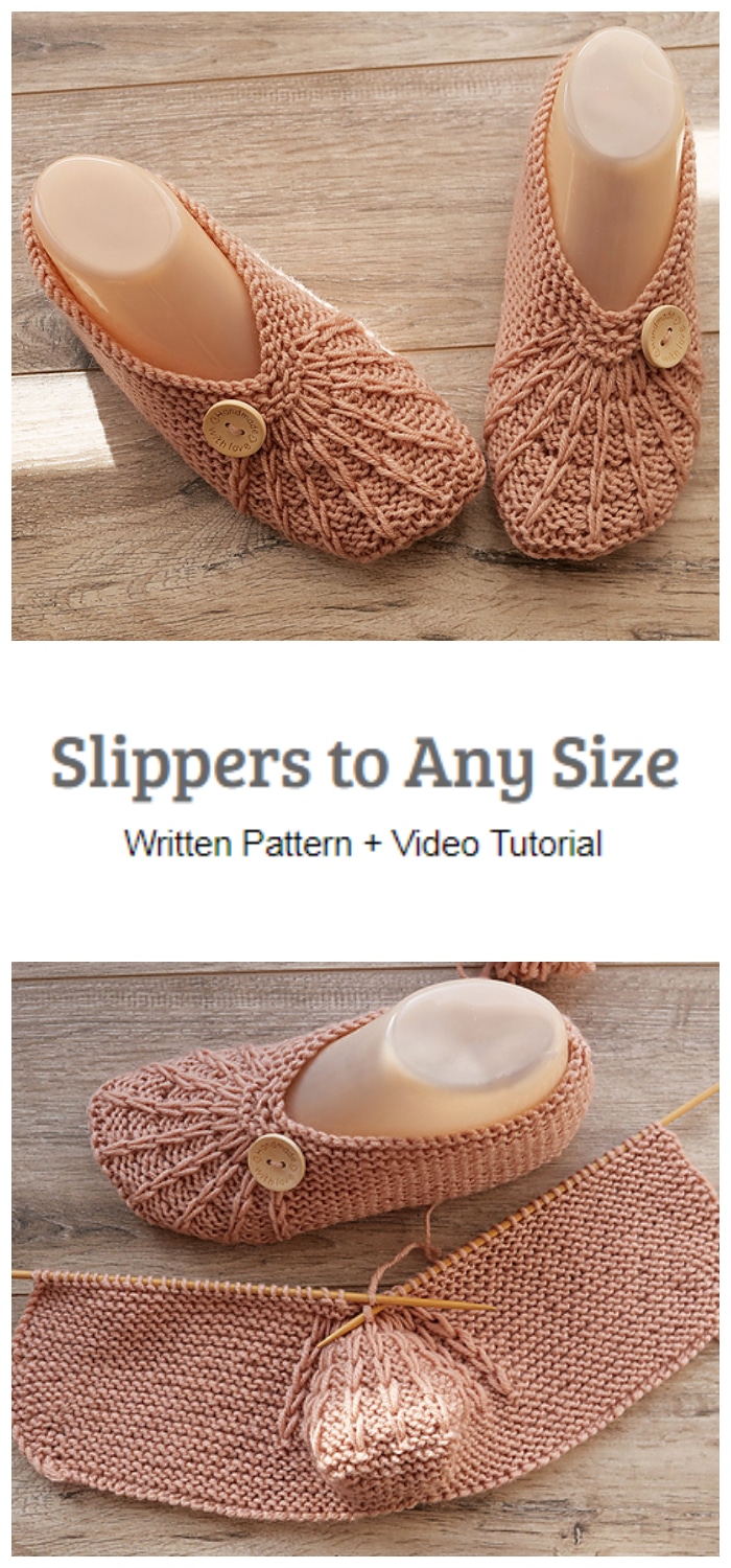 How to Knit Slippers to any size - Crochet Kingdom