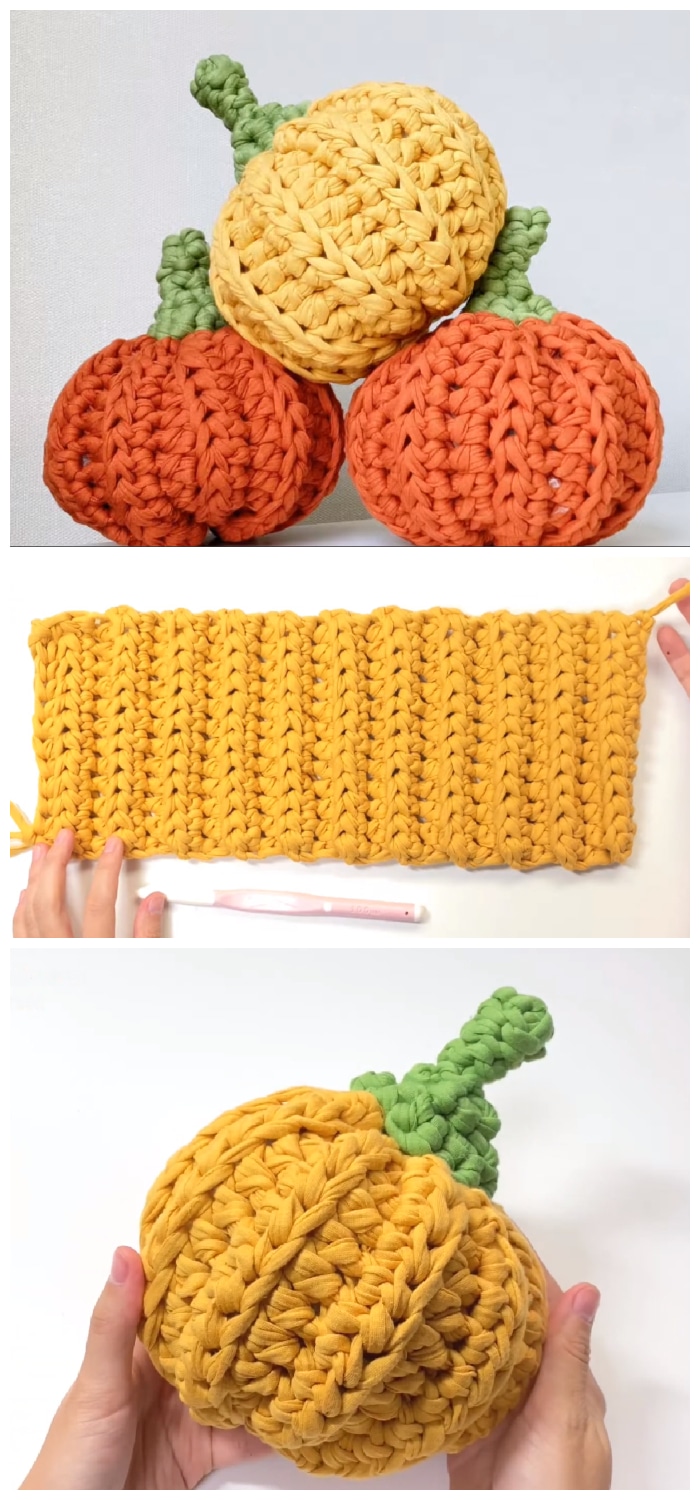 We are going to learn How To Crochet a halloween pumpkin. These crocheted lovelies are the perfect decorations or gifts for Halloween and Thanksgiving. It makes me want to make an entire collection of pumpkins and scatter them around my house. They are fun to make. And maybe you’ll be making them to scatter around your house too. You can play with the colours and ideas for this pattern.