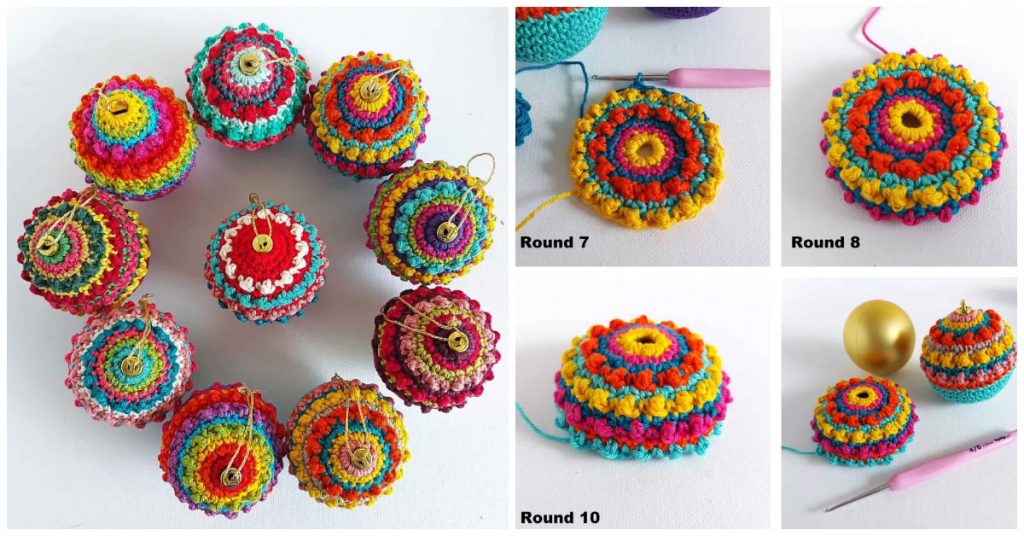 We are going to learn How to Crochet Christmas Boho Baubles. Baubles are pretty easy to pick up for pennies in charity shops at this time...