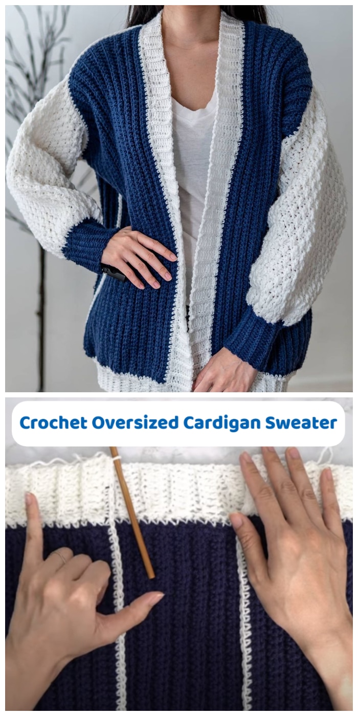 We are going to learn How to Crochet Oversized Cardigan Sweater. We got you covered with this cozy over sized unisex cardigan!