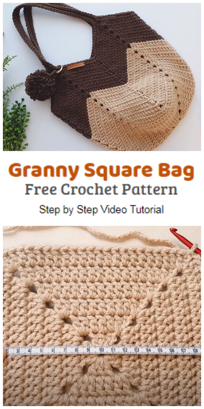 How to Crochet Granny Square Bag Crochet Kingdom