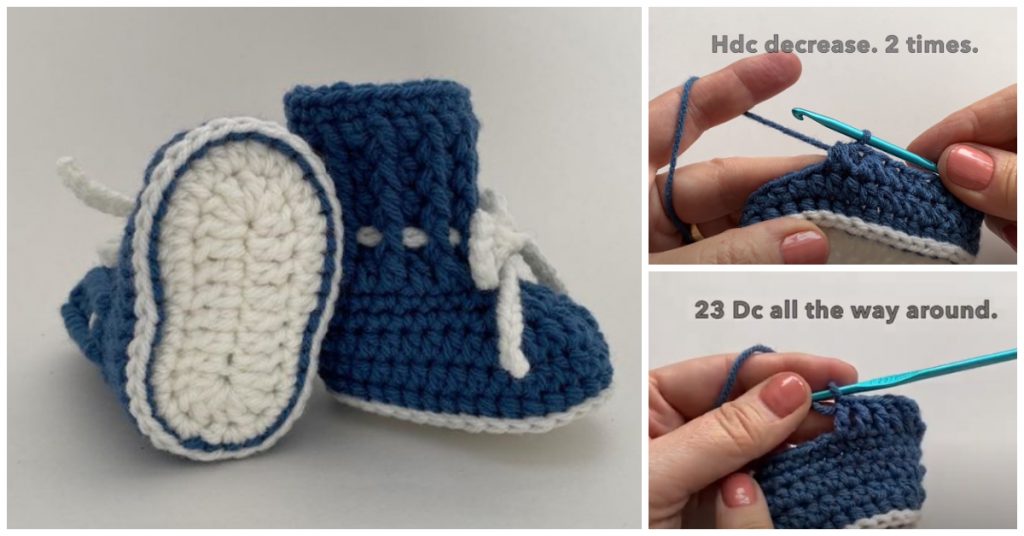 We are going to learn How to Crochet Baby Booties. If you’re a beginner to the craft or you’re a new mom, then you’re going to love working on these baby booties!