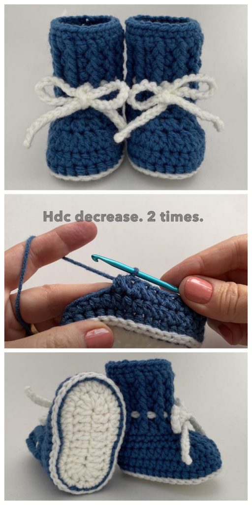 How to Crochet Baby Booties - Crochet Kingdom