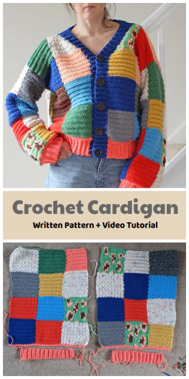 crochet cardigan tutorial for beginners