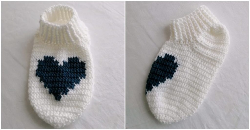 We are going to learn How to Crochet Heart Socks Design. If you haven’t ever made them, you may be surprised to discover that crochet socks are a really fun project.