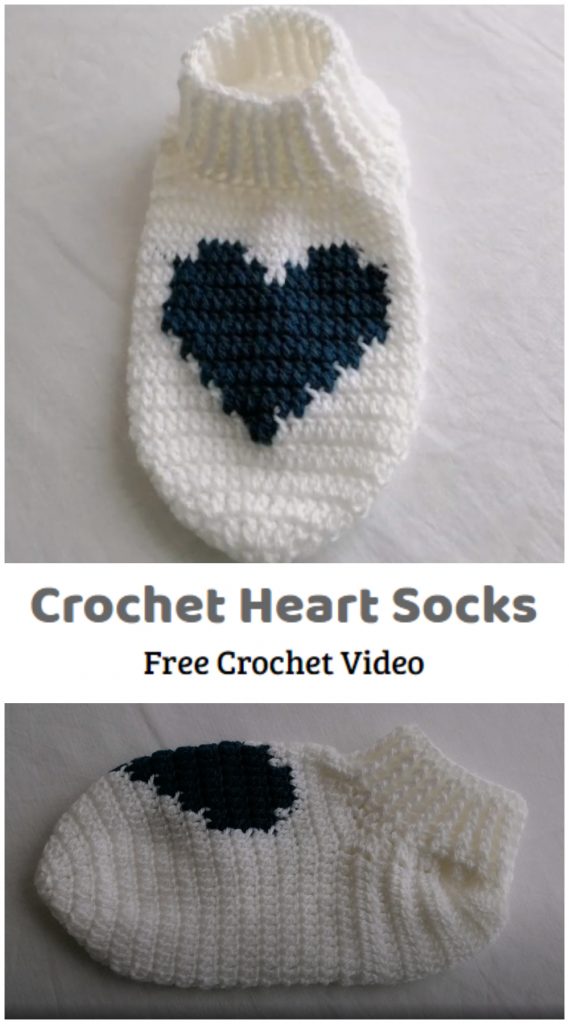 We are going to learn How to Crochet Heart Socks Design. If you haven’t ever made them, you may be surprised to discover that crochet socks are a really fun project.