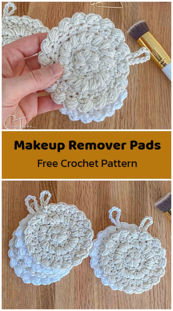 We are going to learn How to Crochet Makeup Remover Face Pads. Reusable Makeup Remover Pads are eco-friendly and waste free. Wash your face or remove your makeup, wash the pad out and reuse again tomorrow. Crochet facial rounds make the perfect quick gift, craft fair product, or accessory to your own skincare routine. These rounds work up quickly and have a gentle texture to help with cleansing.