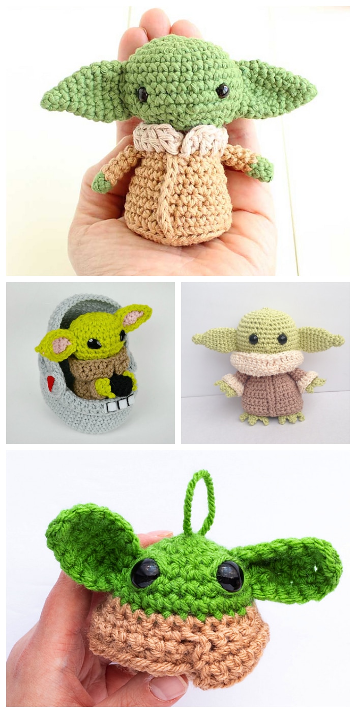 We are going to learn How to Crochet Top 4 Crochet Baby Yoda Patterns. You will need the basic crochet equipment and suitable yarn for this activity. Try any one these free crochet patterns and you will automatically get a cute baby Yoda amigurumi for your kids.