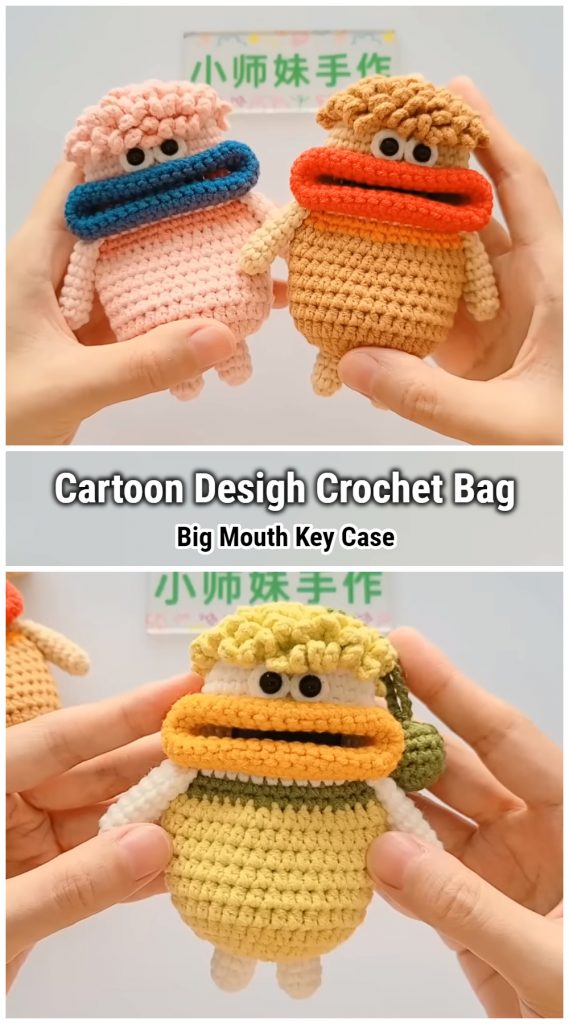Crochet Cartoon Decorative makes a perfect gift and can also be a great thing to sell at craft fairs and markets. Today you’ll see just how many different ways you can crochet a keychain, and what kinds of projects really shine – tons of amigurumi food, animals and more. 