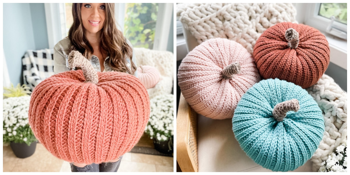 Crochet Pumpkin Pillow Crochet Kingdom