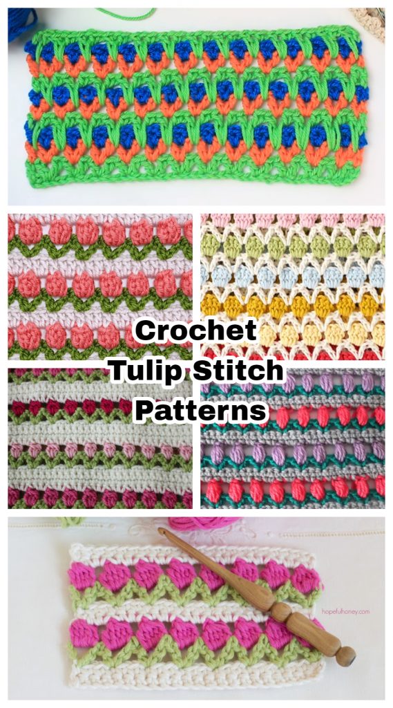 Crochet Tulip Stitch is even more amazing. Especially the crochet flower patterns has all the trappings which can make a perfect blankets. This stitch can also make a scarf, hanger cover etc. Crocheting for beginners has never been so easy or stylish!