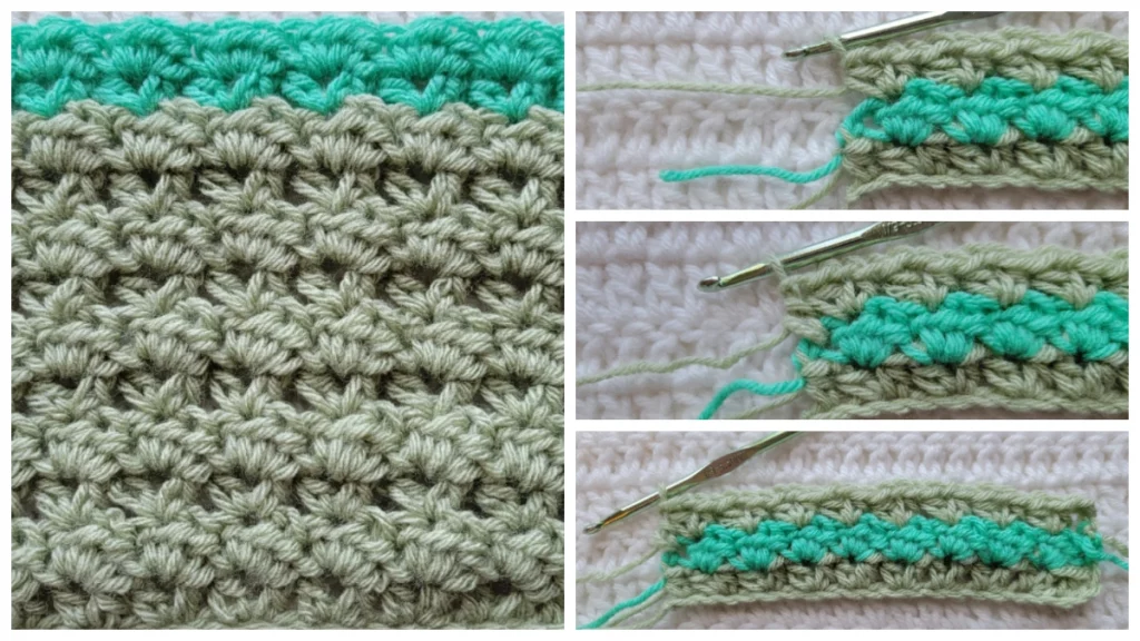 I saw this Crochet Avalon Stitch Pattern and fell in love with it. The Crochet Stitch is quite an easy stitch to learn and follow, and takes only a minimum amount of experience to master.