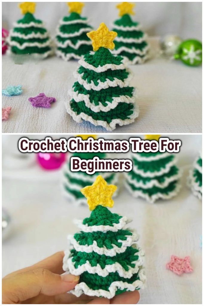 It’s never too early to start crocheting for Christmas. Today I want to share a Christmas tree crochet pattern that can be used as ornaments.