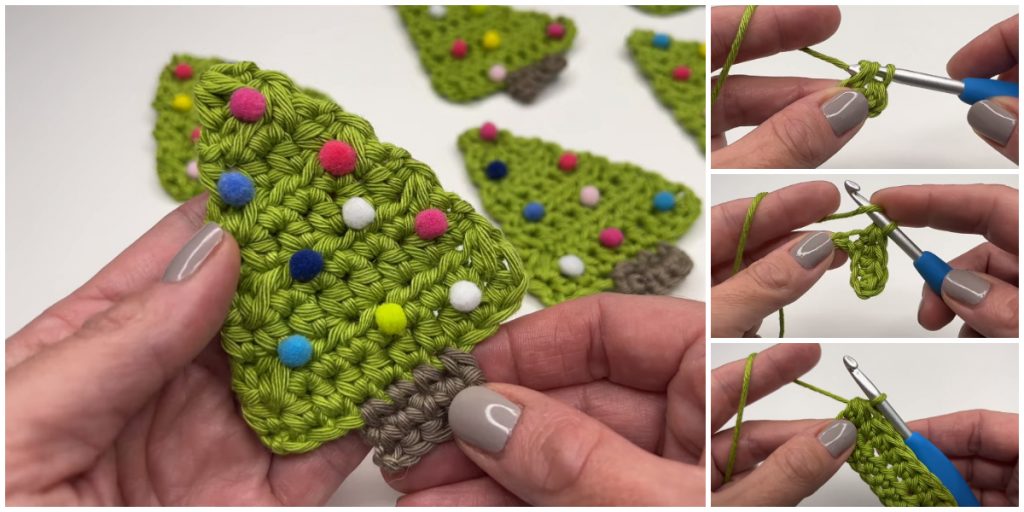 Giving a handmade 10 Minutes Crochet Christmas Tree Ornament is a great way to show someone that you love them during the holidays.