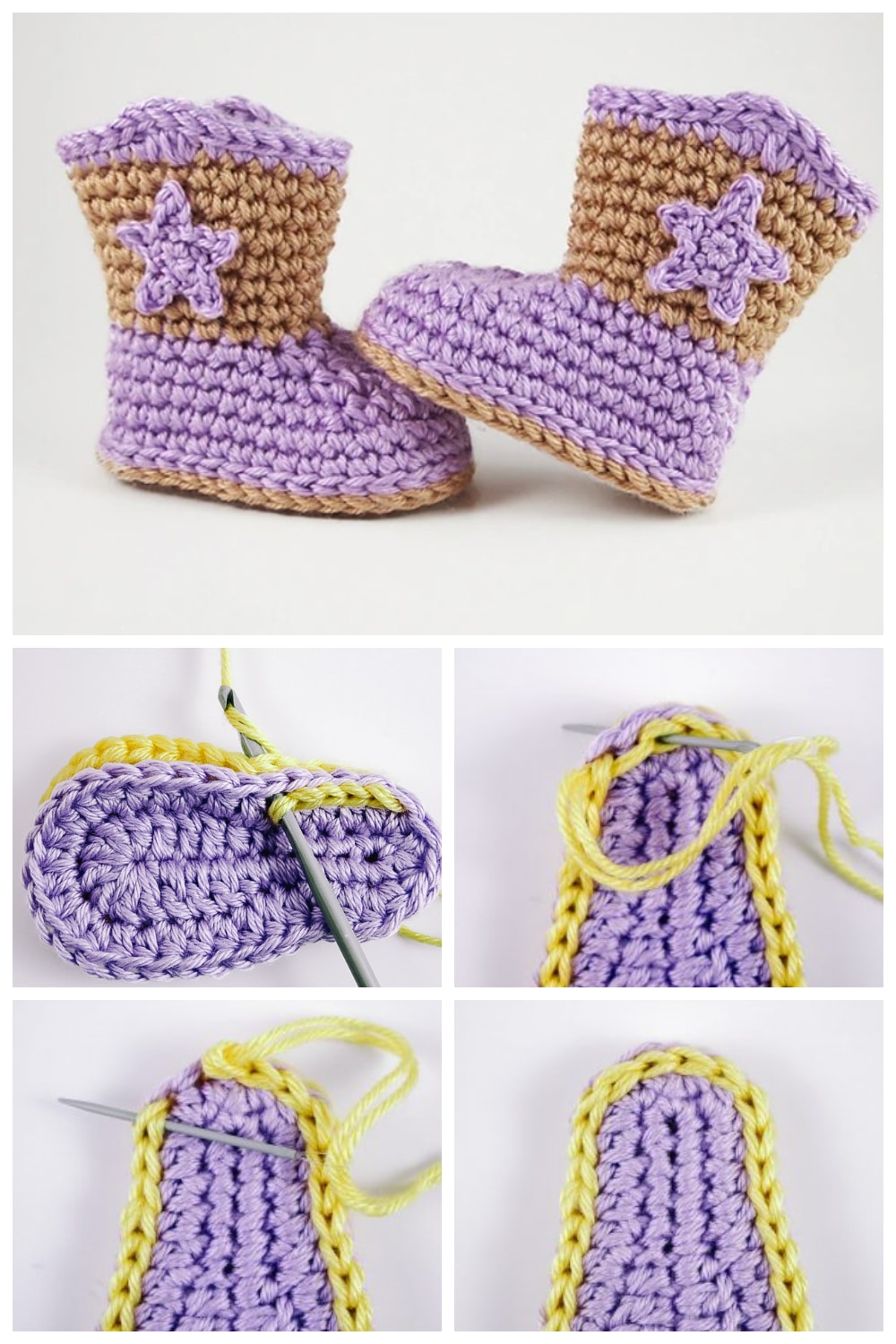 Crochet Cowgirl Boots Pattern - Crochet Kingdom