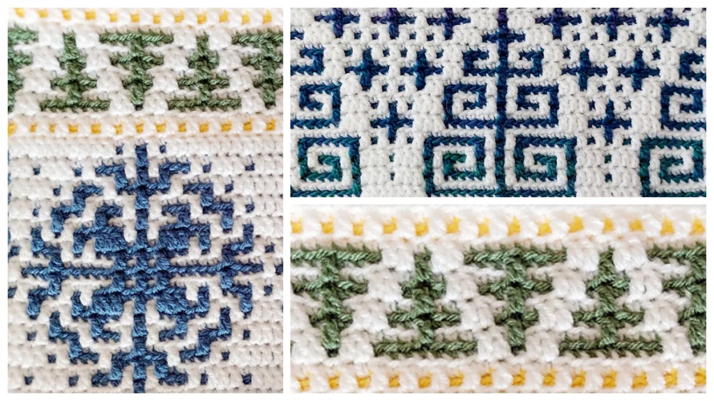 Are you ready to start working your first mosaic pattern? These mosaic Christmas crochet patterns will get you going in the right direction.
