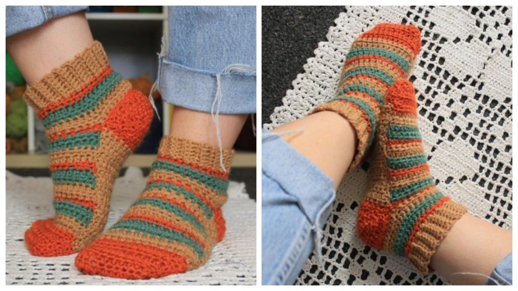 Today I will show you How to Crochet Socks Using the Easiest Method Ever. It's Beginner friendly tutorial, you will not believe this. They’re really not as hard as you might think! If you’ve ever wondered how to crochet socks, then you’ve come to the right place.