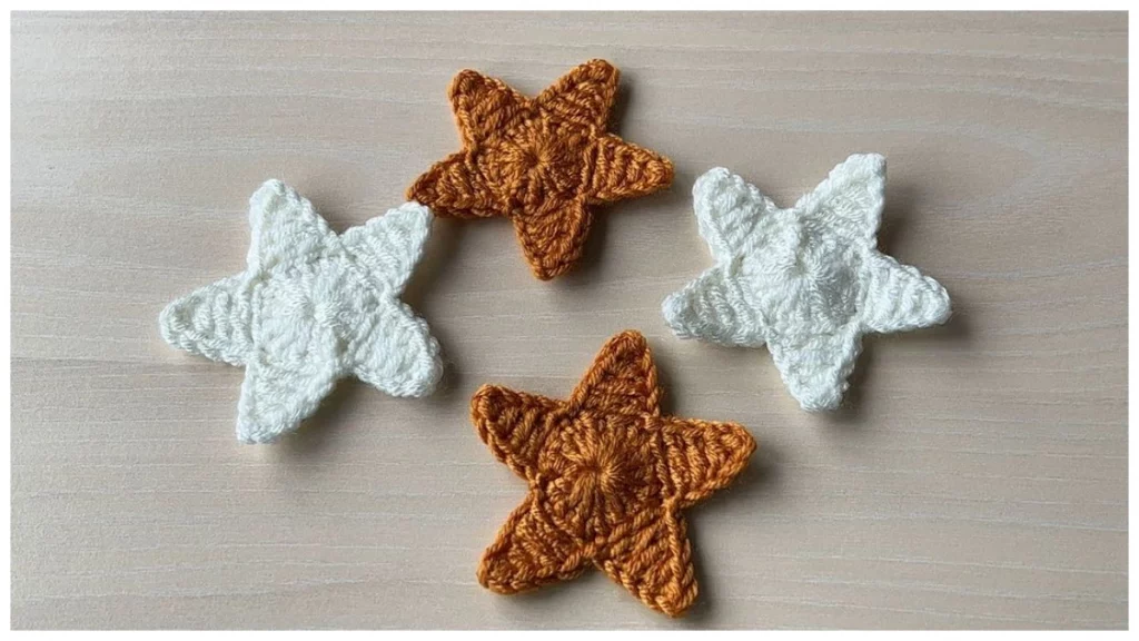 Stars are not difficult to crochet at all! If you’re wondering how to crochet a star for beginners, you are in the right place. To make this project, you will start in the center with a small circle and work your way outward until you are making the points. 