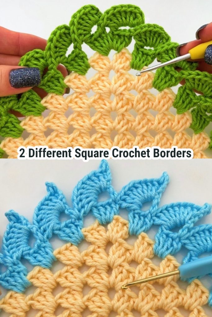 Today You'll learn how to add these 2 different Crochet Borders to your squares to add impact to your finished projects - each different edges has an easy to follow video tutorial so you can master these borders and edge yourself closer to confident crochet. So I hope this post helps inspire you when it comes to closing your Crochet Borders. I think I have you covered from simple to prettifying borders. Borders are down to personal preference as they can have a huge impact on the overall look of your projects.