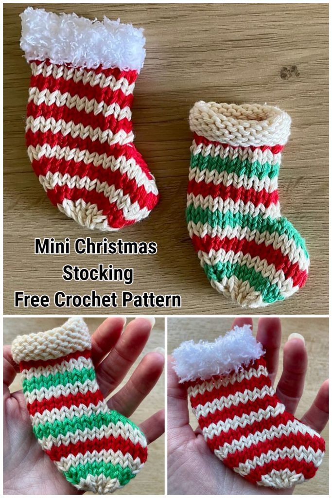 I will show you how to Knit these Easy Mini Christmas Stocking Pattern, easy and perfect for beginners. Suitable for beginner knitters, you only need to know how to cast on and do knit and purl stitches to knit these cute x-mas stocking decorations. You seam the sides together at the end to make a stocking shape.