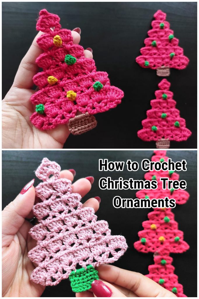 Today I will show you how to crochet these Beautiful Crochet Christmas Tree Ornaments, easy and perfect for beginners. I love that Christmas Ornaments are so versatile. You can use them to decorate your tree, string them on your mantle, or even attach them to your gifts.