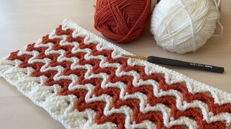 Simple and Very Beautiful Crochet Stitch - Crochet Kingdom