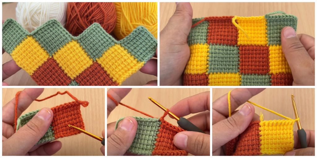 Let’s learn a Super Easy Tunisian Crochet Stitch that you can make easily by following a few steps. It’s very useful and crates a unique pattern.