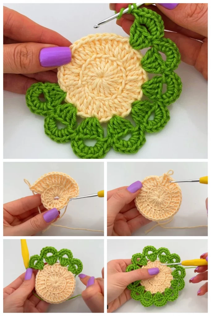 Today I’m going to teach you how to crochet 2 Easy Circular Crochet Patterns by sharing a free patterns for a basic flat circle in different stitches. 