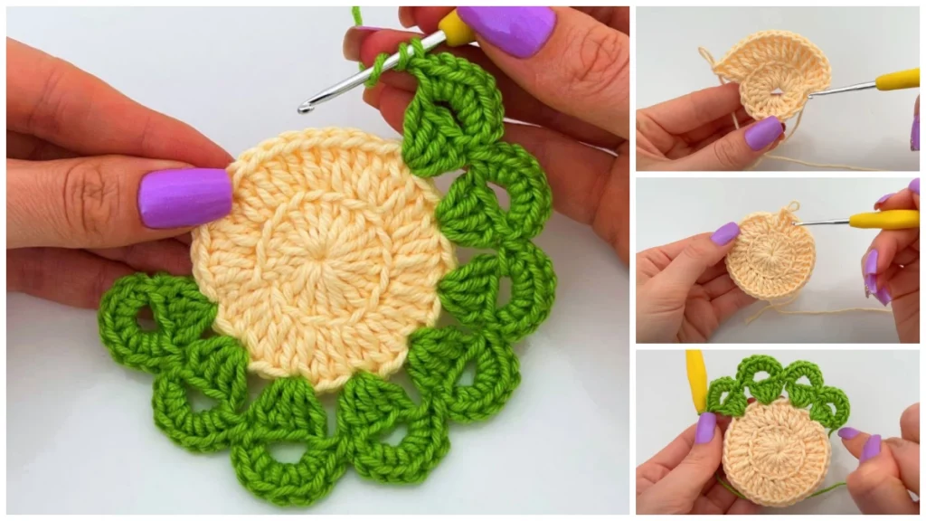 Today I’m going to teach you how to crochet 2 Easy Circular Crochet Patterns by sharing a free patterns for a basic flat circle in different stitches. 