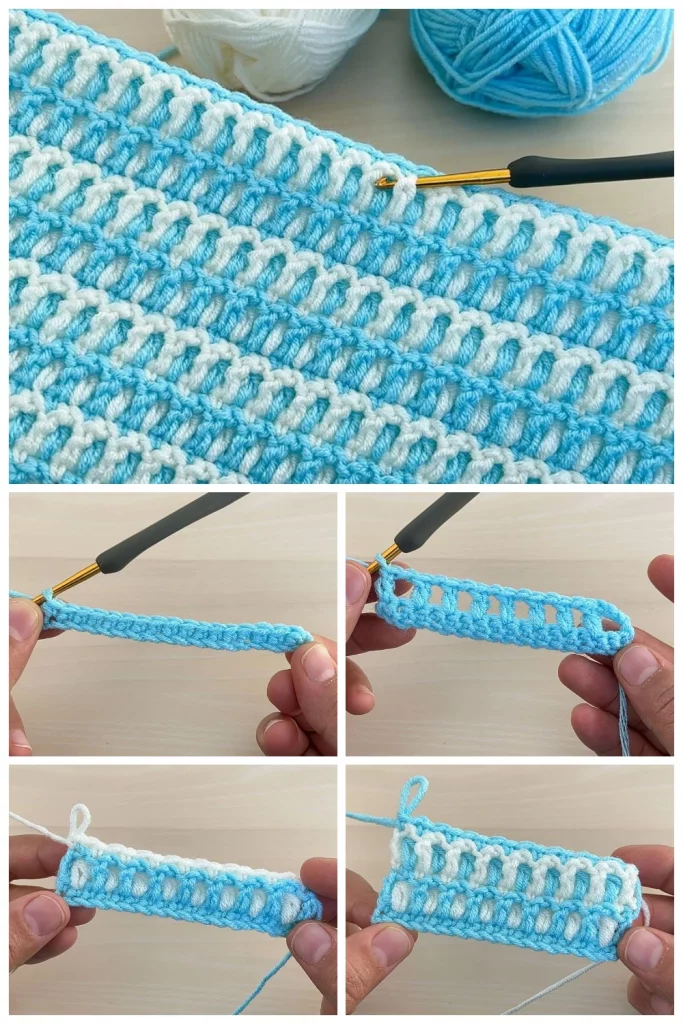 I saw this Unique Crochet Stitch and fell in love with it. This basic Crochet Stitch is quite an easy stitch to learn and follow. Enjoy!