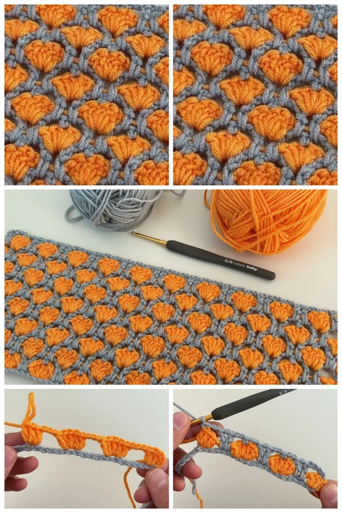 You Will Love This Elegant Crochet Stitch, It's easy stitch to learn and follow, and takes only a minimum amount of experience to master.