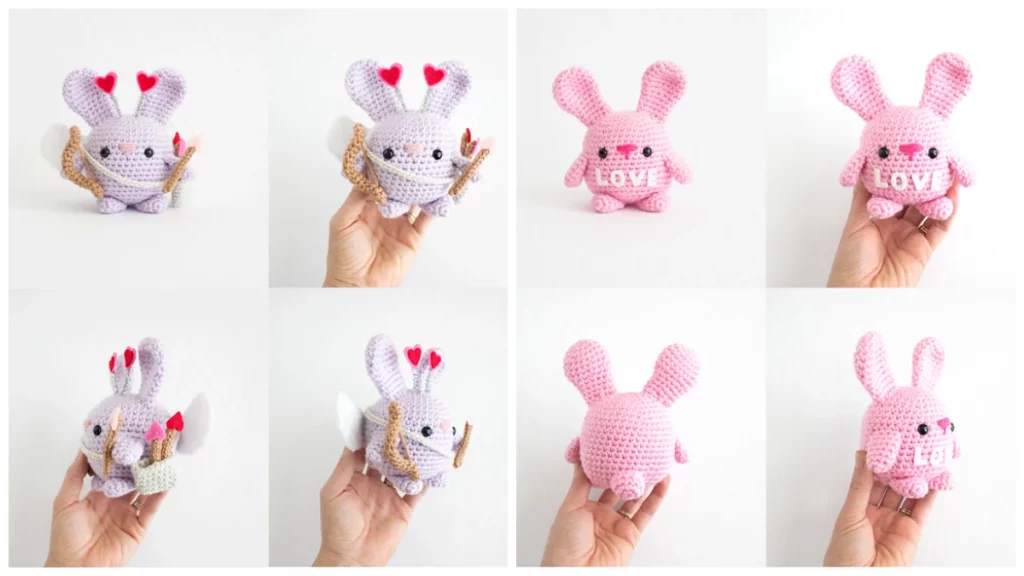 Celebrate Valentine’s Day with these new festive bunnies! Grab the chocolates, candies and watch out for cupid with his bow and arrow! February 14th couldn’t get any better than with this adorable group of friends! Decorate your home with these cuties and celebrate the season of love!