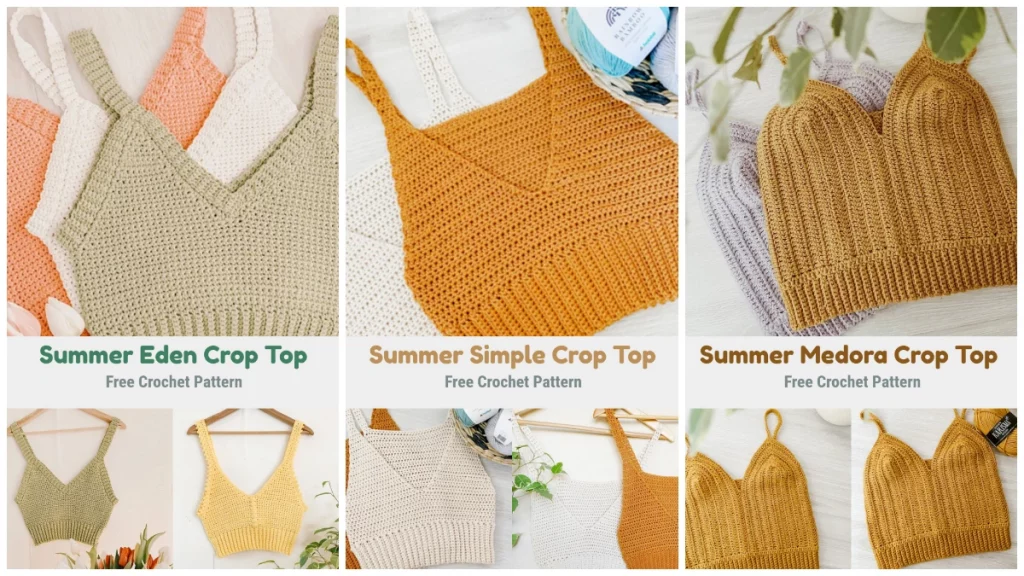 Free Crochet Tank and Crop Top Patterns - Crochet Kingdom