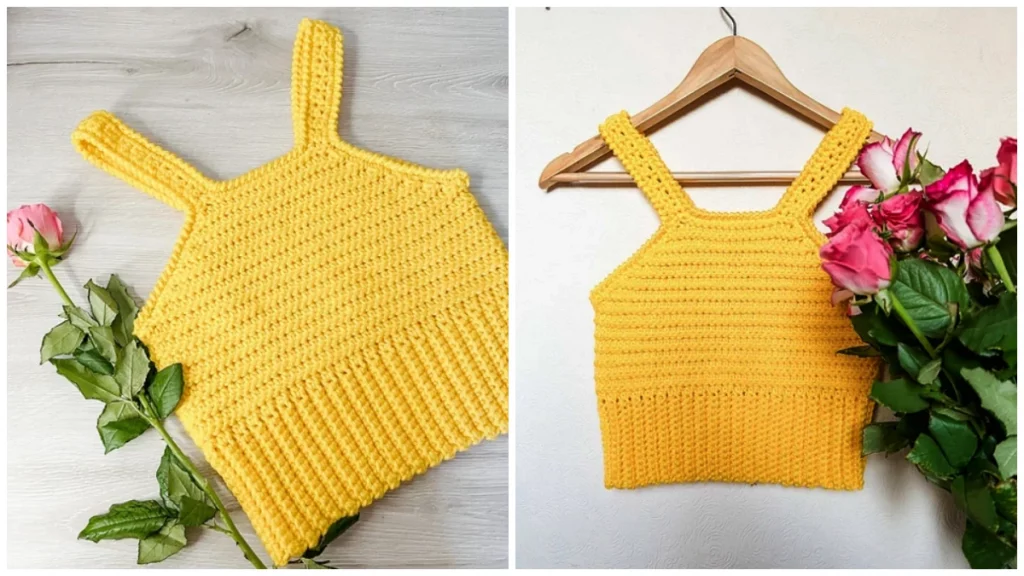 CHILDRENS Starbeam Crop Top PDF Crochet Pattern Easy Children