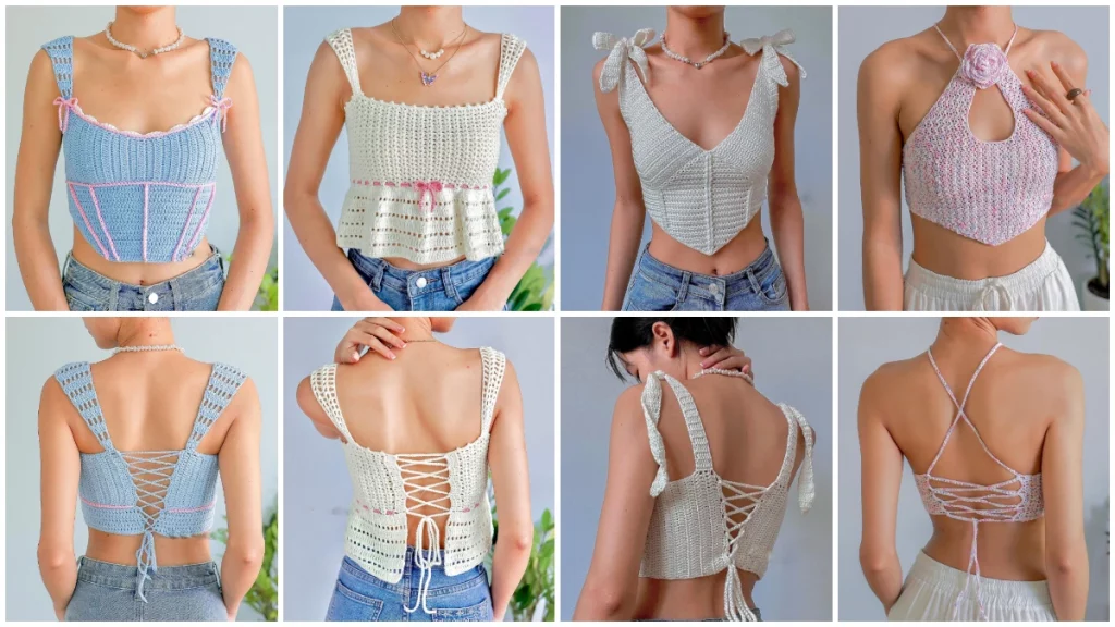 Looking for a new crochet top to wear this summer? Check out these 7 amazing Free Crochet Tops For Women. There are tops for all styles, and levels of difficulty.