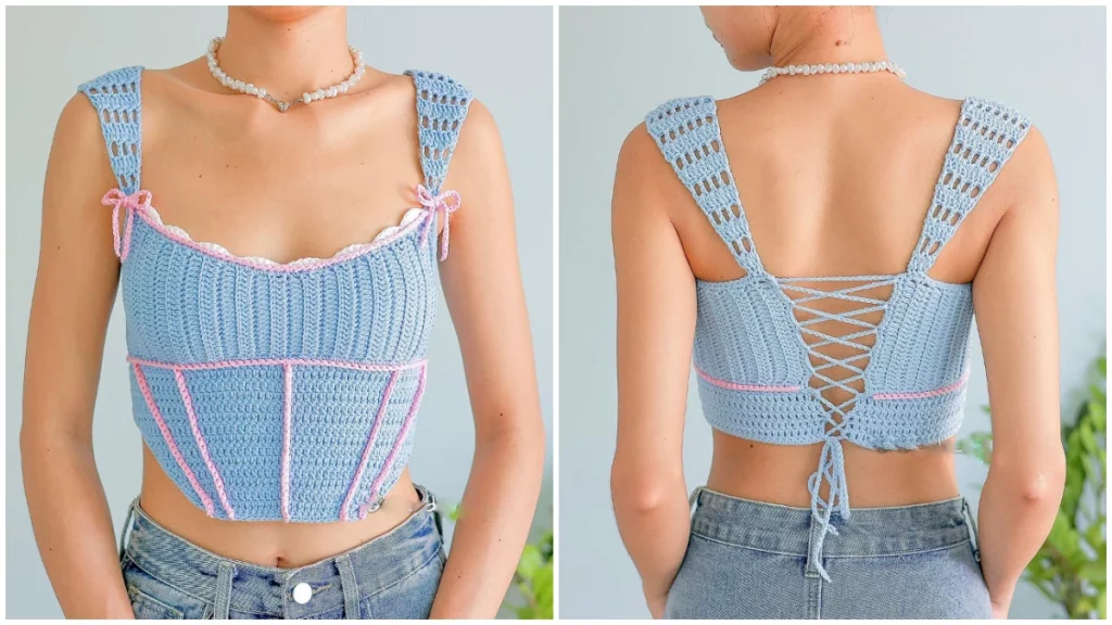 A crochet corset is going to be much more comfortable than the original ones that you’re thinking of. One of the best details about this Crochet Fairy Corset Pattern is that everyone sees them differently.
